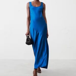 Banana Republic Satin Maxi Dress